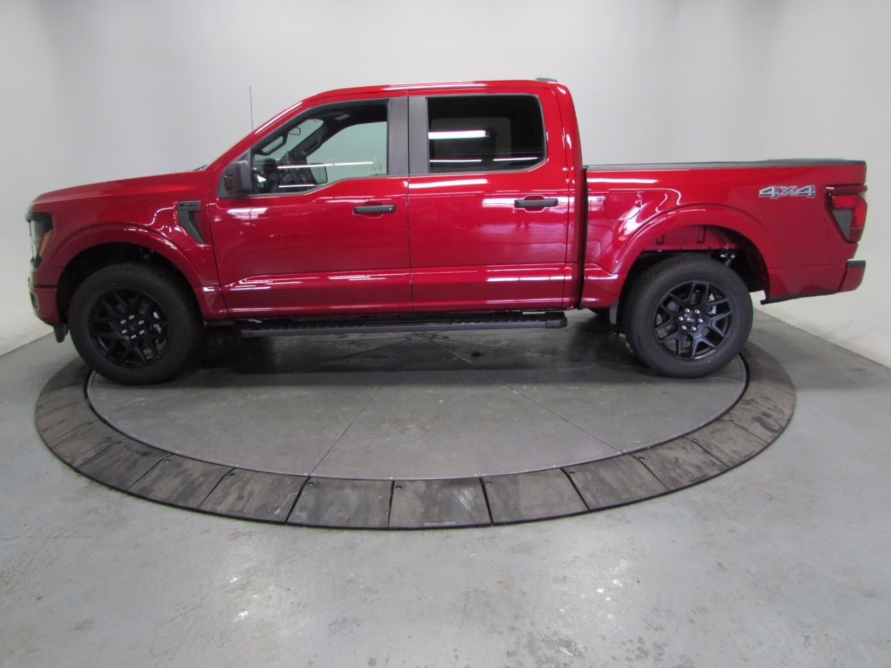 2025 Rapid Red Metallic Tinted Clearcoat Ford F-150 STX 4X4 Truck