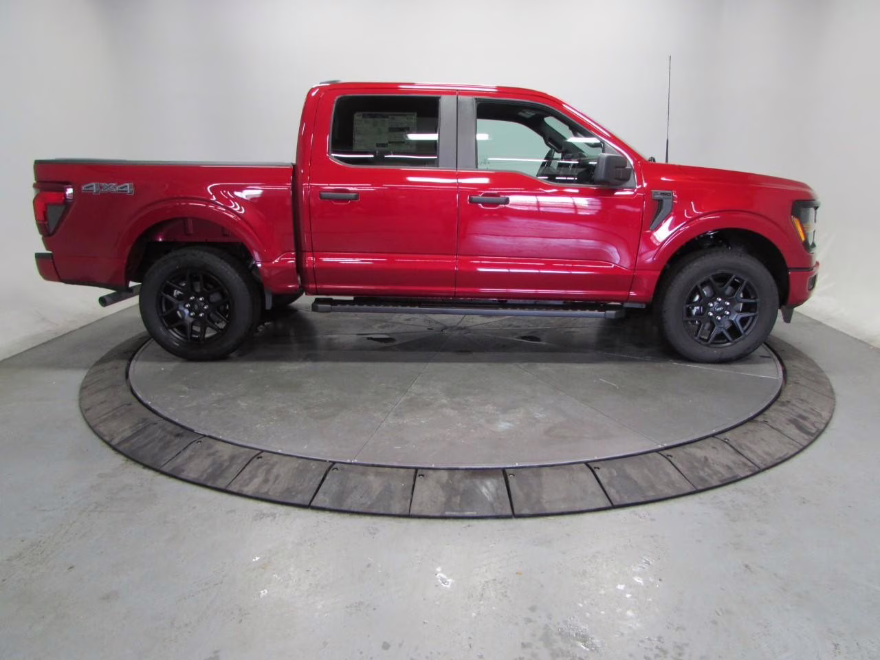 2025 Rapid Red Metallic Tinted Clearcoat Ford F-150 STX 4X4 Truck