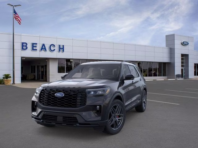 2026 Black Metallic Ford Explorer ST-Line RWD SUV