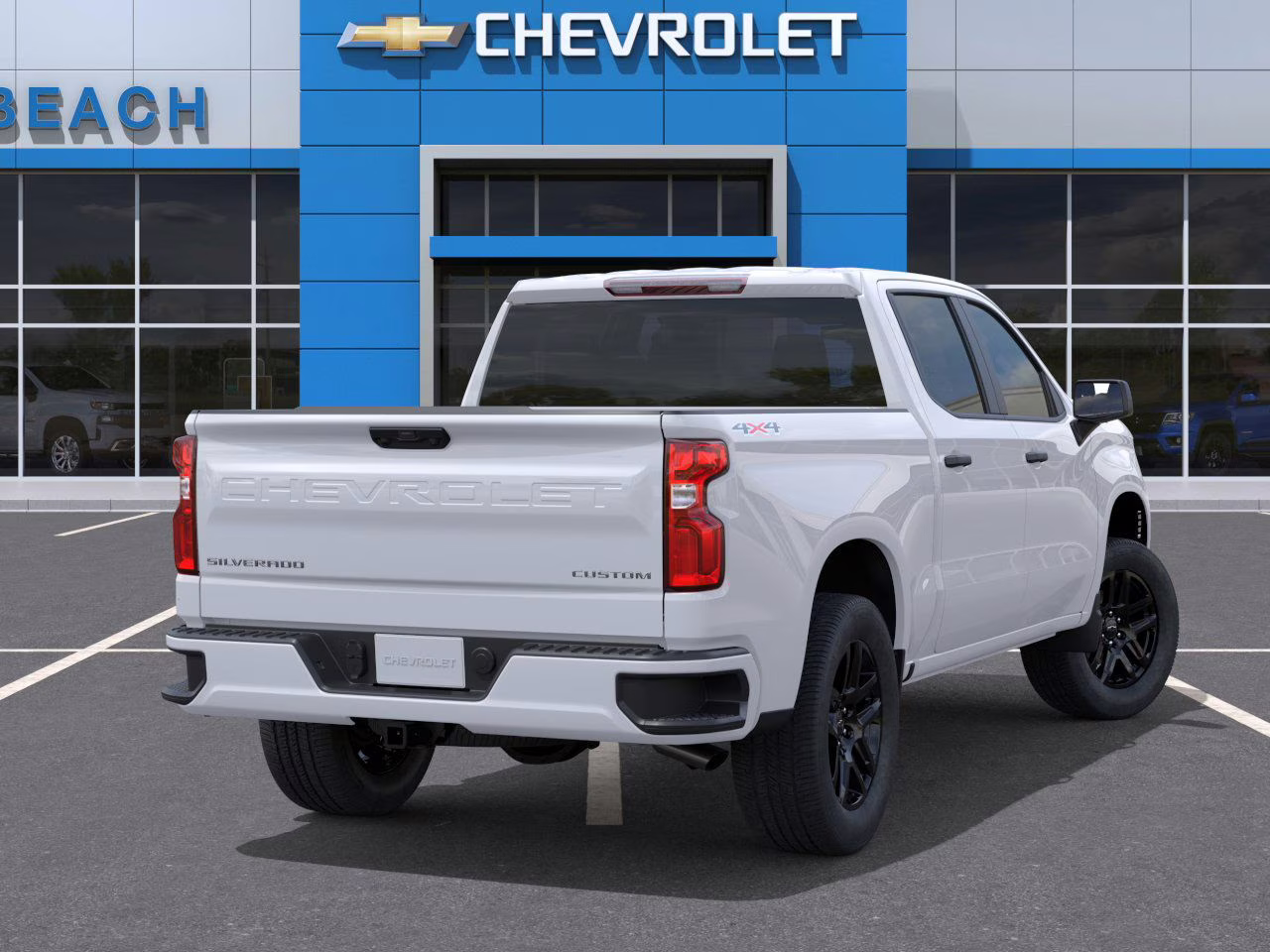 2026 Summit White Chevrolet Silverado 1500 Custom 4X4 Truck