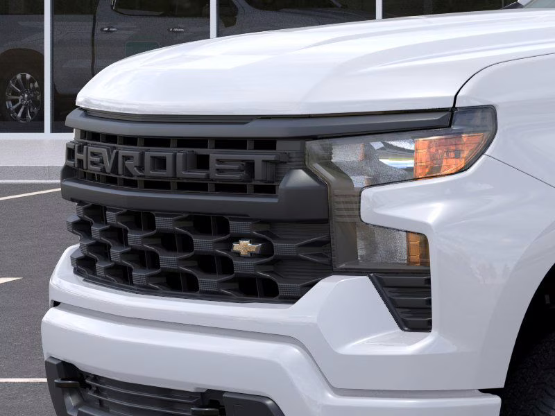 2026 Summit White Chevrolet Silverado 1500 Custom 4X4 Truck