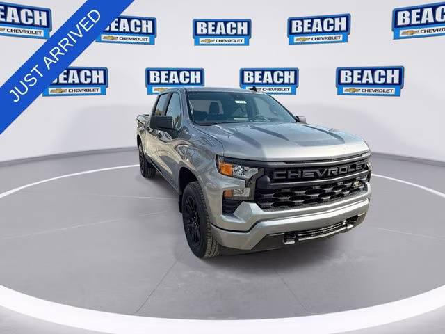 2026 Sterling Gray Metallic Chevrolet Silverado 1500 Custom 4X4 Truck
