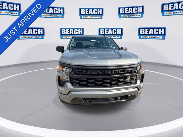 2026 Sterling Gray Metallic Chevrolet Silverado 1500 Custom 4X4 Truck
