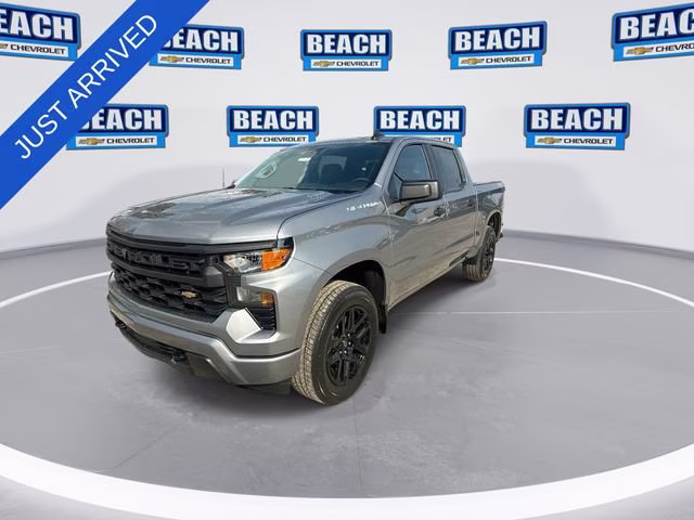 2026 Sterling Gray Metallic Chevrolet Silverado 1500 Custom 4X4 Truck