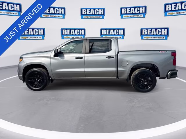 2026 Sterling Gray Metallic Chevrolet Silverado 1500 Custom 4X4 Truck