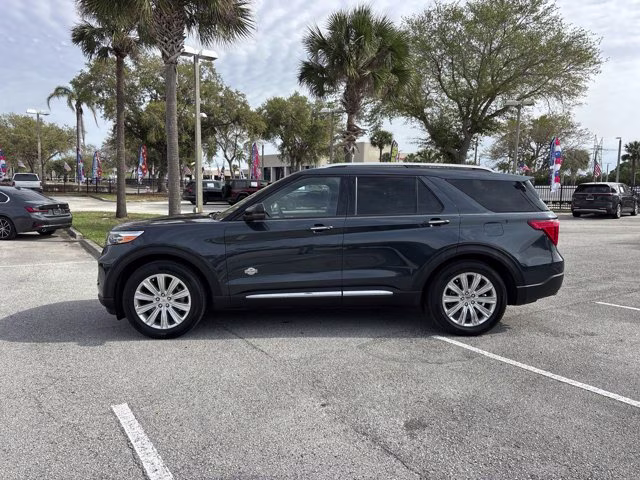 2023 Blue Metallic Ford Explorer King Ranch RWD SUV