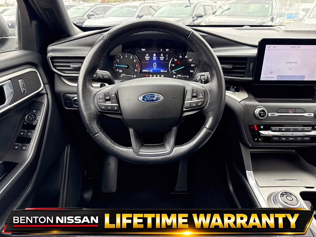 2020 Silver Metallic Ford Explorer XLT 4X4 SUV