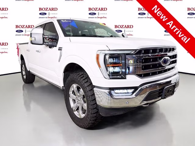 2023 White Metallic Ford F-150 Lariat 4X4 Truck