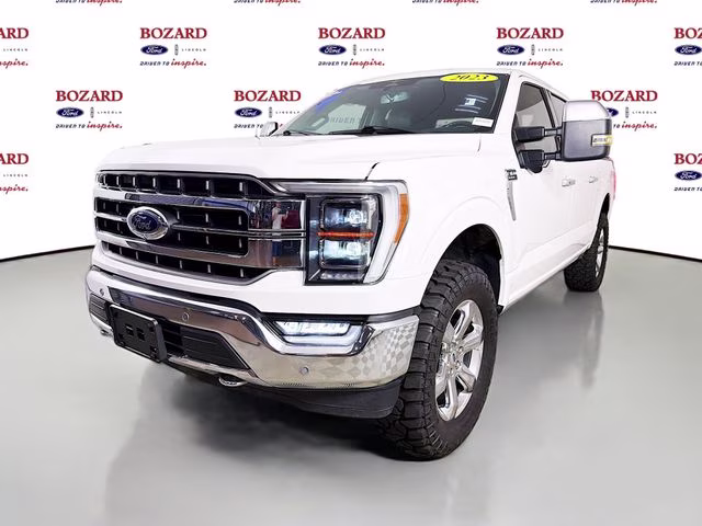 2023 White Metallic Ford F-150 Lariat 4X4 Truck