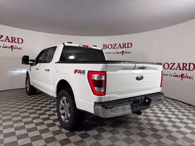 2023 White Metallic Ford F-150 Lariat 4X4 Truck