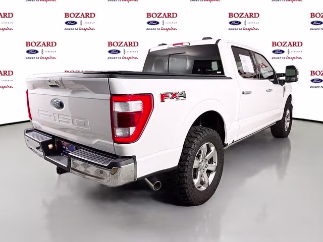 2023 White Metallic Ford F-150 Lariat 4X4 Truck