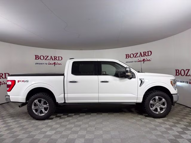 2023 White Metallic Ford F-150 Lariat 4X4 Truck