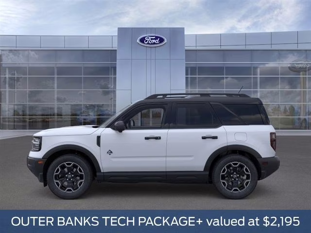 2026 White Metallic Ford Bronco Sport Outer Banks 4X4 SUV