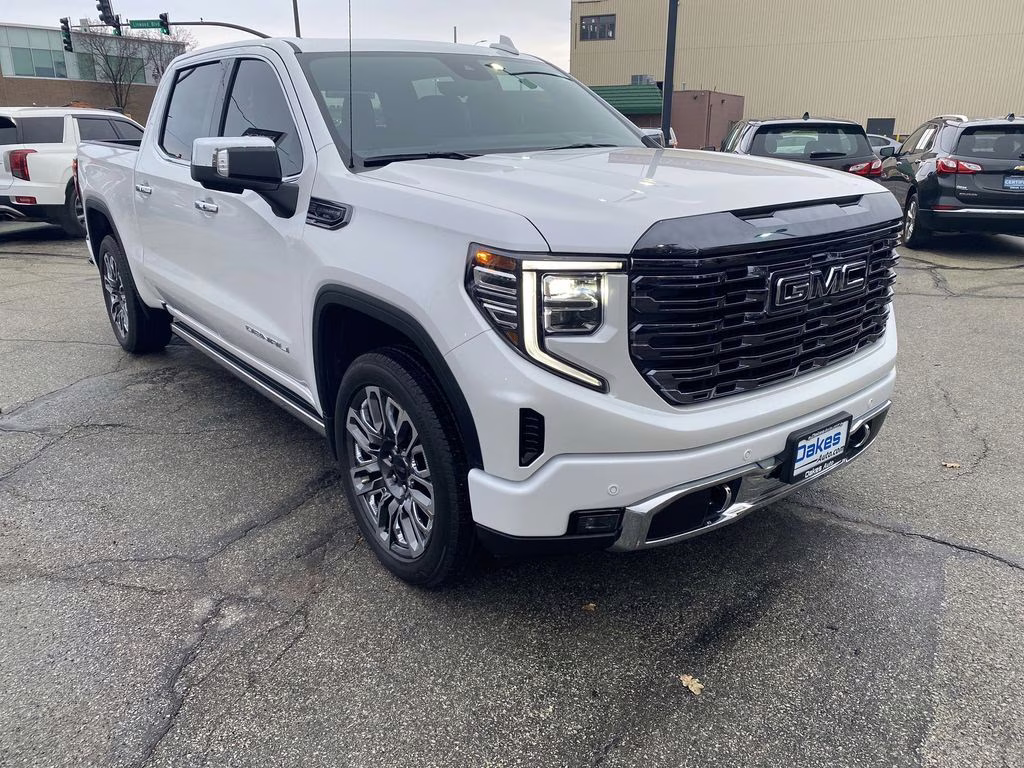 2024 White Frost Tricoat GMC Sierra 1500 Denali Ultimate 4X4 Truck
