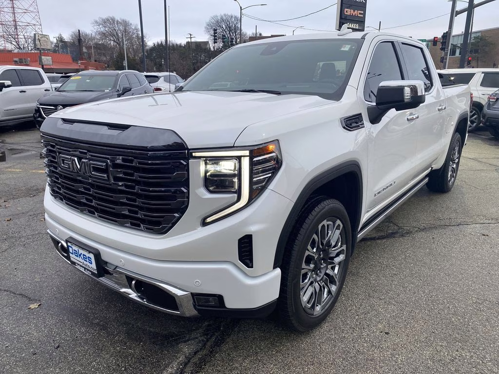 2024 White Frost Tricoat GMC Sierra 1500 Denali Ultimate 4X4 Truck
