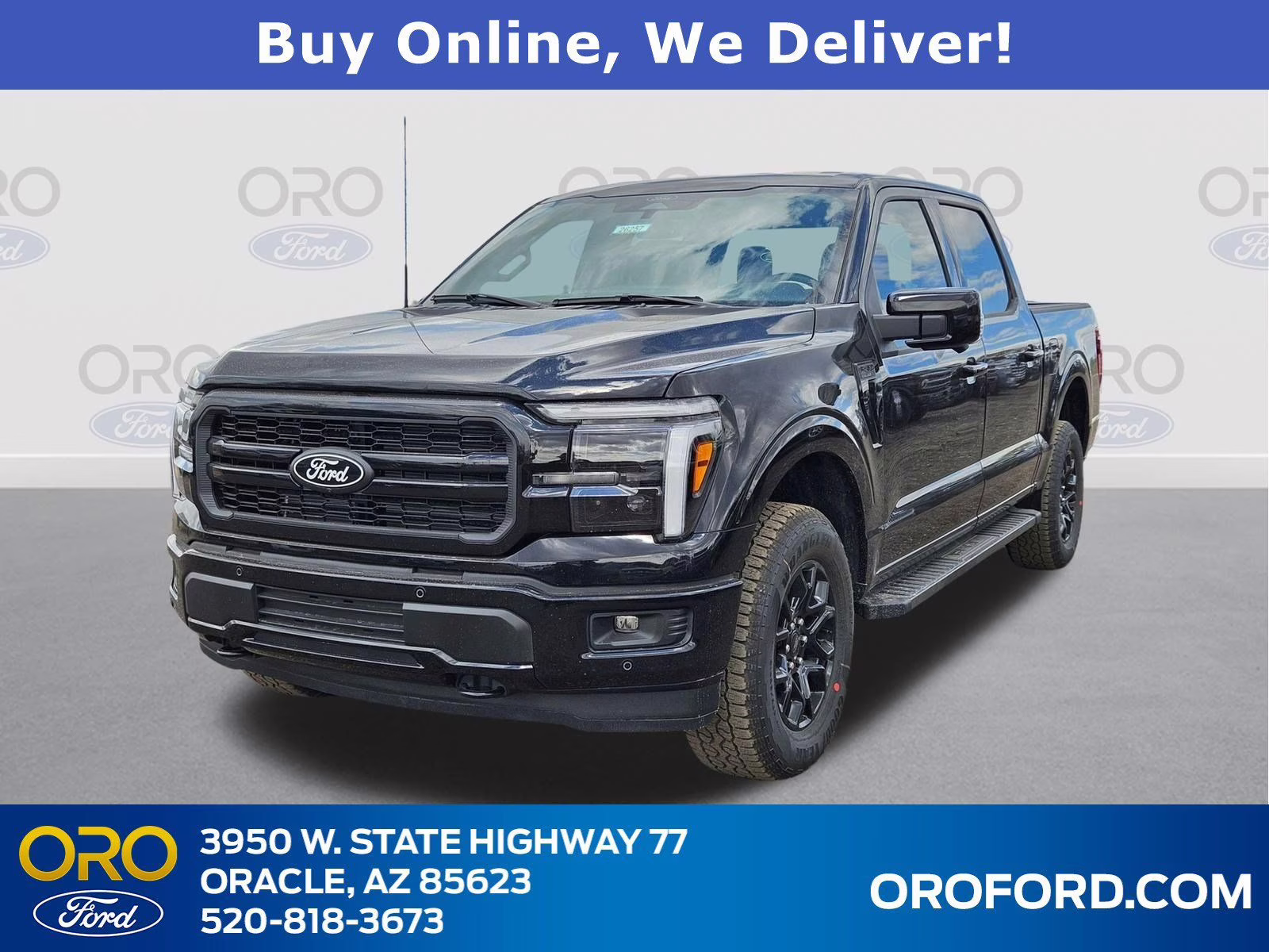 2026 Black Metallic Ford F-150 Lariat 4X4 Truck