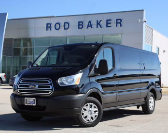 2019 Shadow Black Ford Transit Passenger Wagon XLT RWD Van