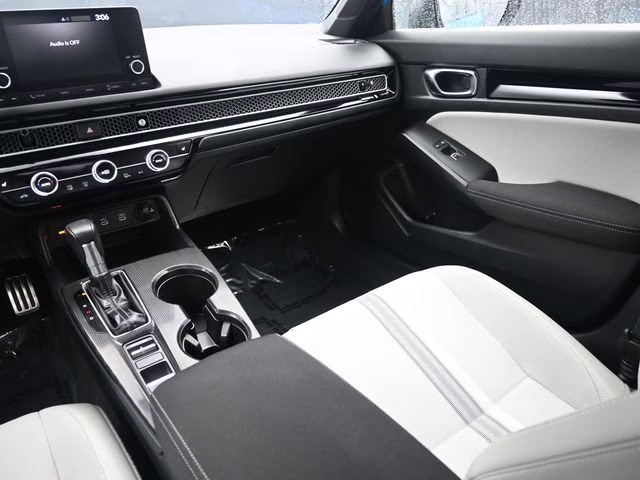 2025 Boost Blue Pearl Honda Civic Hybrid Sport FWD Hatchback