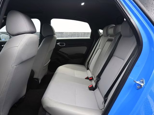 2025 Boost Blue Pearl Honda Civic Hybrid Sport FWD Hatchback