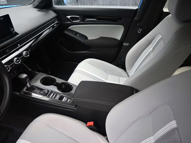 2025 Boost Blue Pearl Honda Civic Hybrid Sport FWD Hatchback