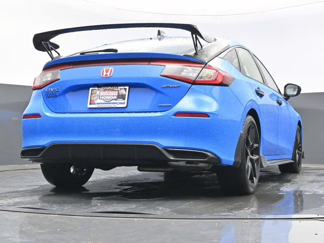 2025 Boost Blue Pearl Honda Civic Hybrid Sport FWD Hatchback