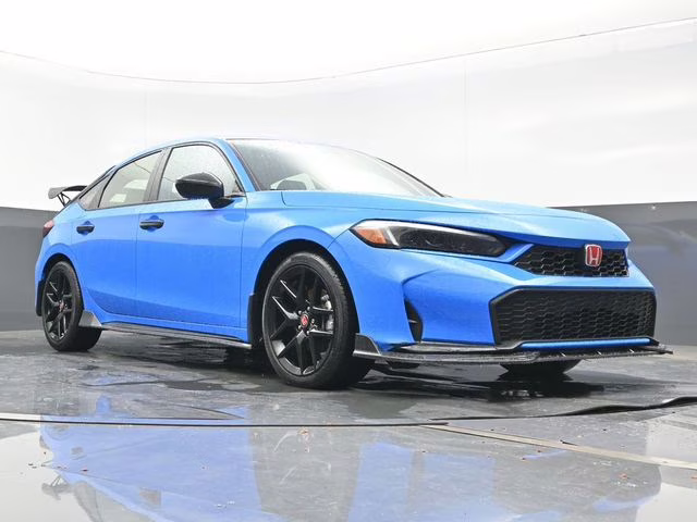 2025 Boost Blue Pearl Honda Civic Hybrid Sport FWD Hatchback