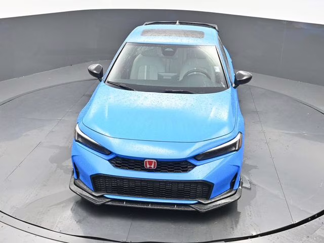 2025 Boost Blue Pearl Honda Civic Hybrid Sport FWD Hatchback