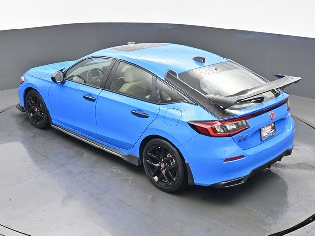 2025 Boost Blue Pearl Honda Civic Hybrid Sport FWD Hatchback