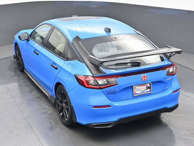2025 Boost Blue Pearl Honda Civic Hybrid Sport FWD Hatchback