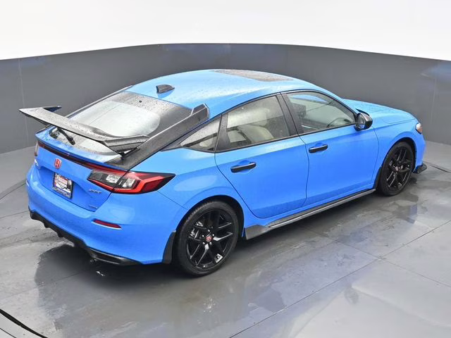2025 Boost Blue Pearl Honda Civic Hybrid Sport FWD Hatchback