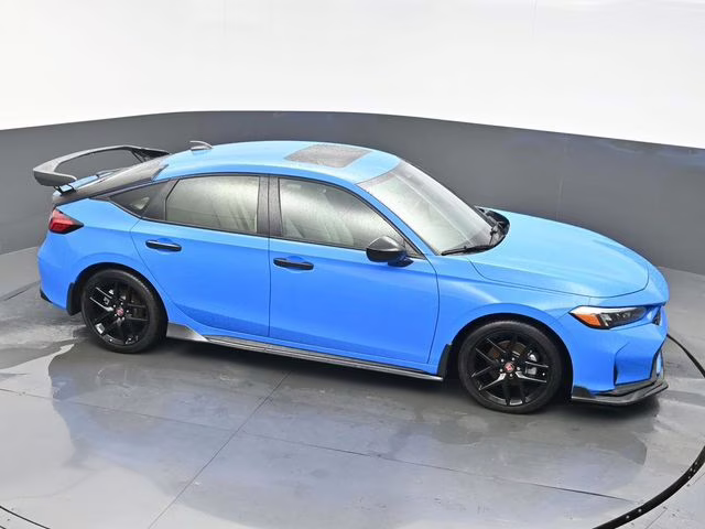 2025 Boost Blue Pearl Honda Civic Hybrid Sport FWD Hatchback