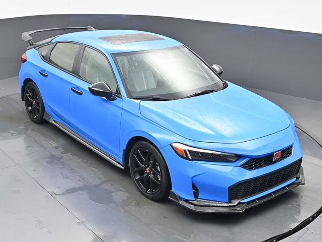 2025 Boost Blue Pearl Honda Civic Hybrid Sport FWD Hatchback