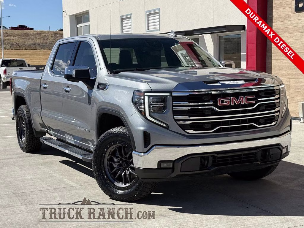 2023 Sterling Metallic GMC Sierra 1500 SLT 4X4 Truck