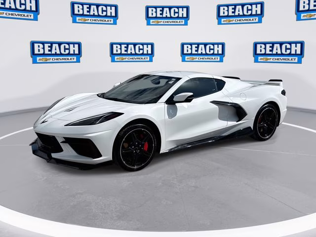 2021 Arctic White Chevrolet Corvette Stingray RWD Coupe