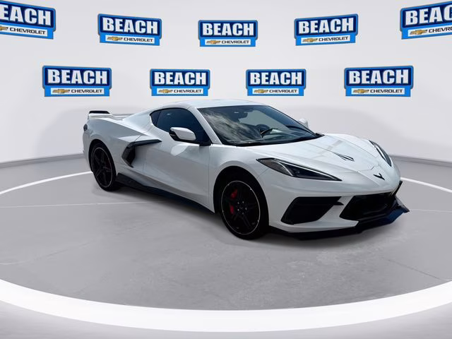 2021 Arctic White Chevrolet Corvette Stingray RWD Coupe