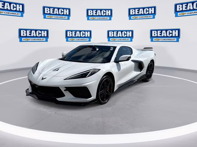 2021 Arctic White Chevrolet Corvette Stingray RWD Coupe