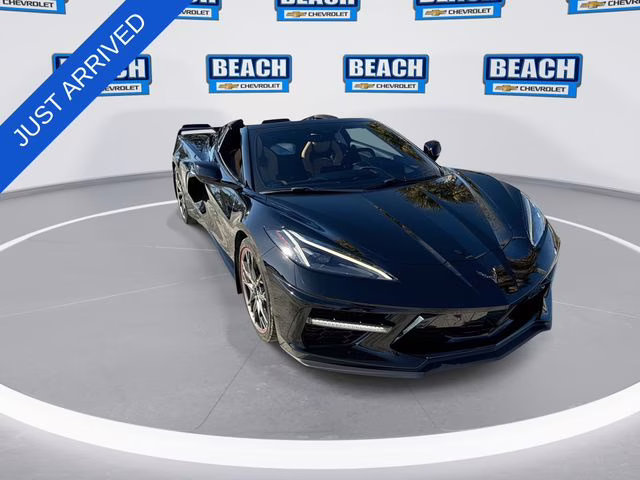 2023 Black Chevrolet Corvette Stingray RWD Convertible