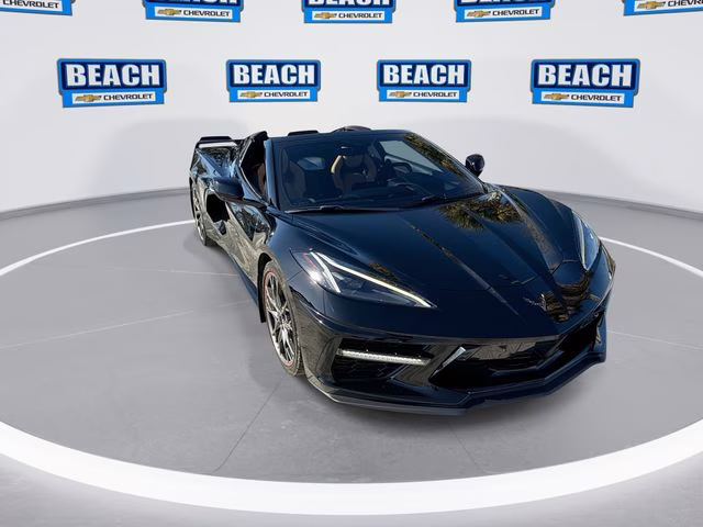 2023 Black Chevrolet Corvette Stingray RWD Convertible