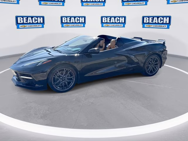 2023 Black Chevrolet Corvette Stingray RWD Convertible