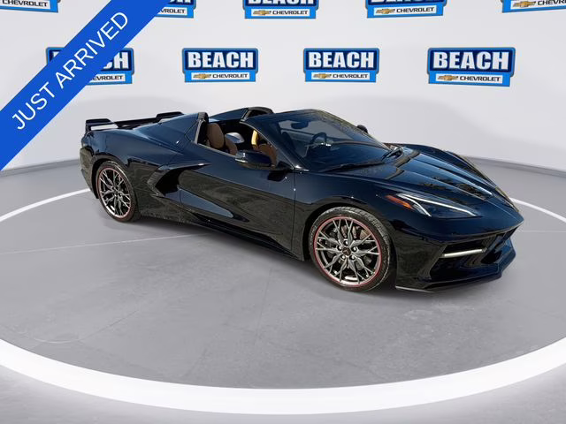 2023 Black Chevrolet Corvette Stingray RWD Convertible