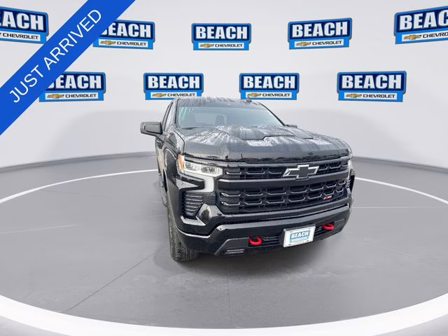 2025 Black Chevrolet Silverado 1500 LT Trail Boss 4X4 Truck