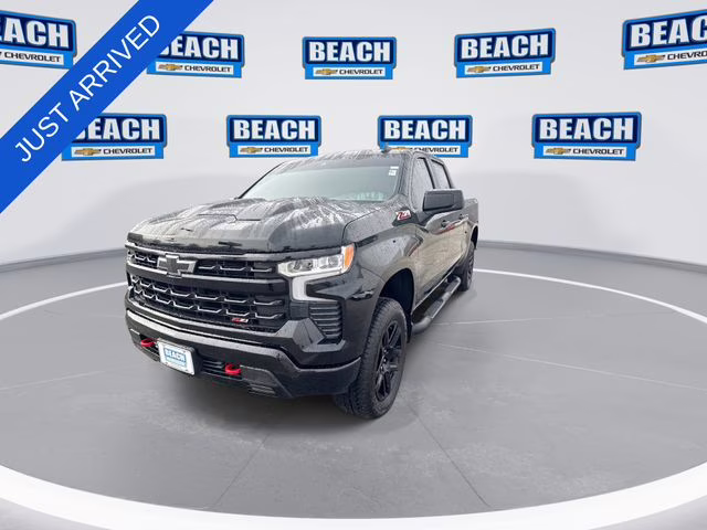 2025 Black Chevrolet Silverado 1500 LT Trail Boss 4X4 Truck