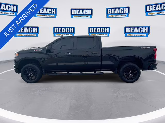 2025 Black Chevrolet Silverado 1500 LT Trail Boss 4X4 Truck
