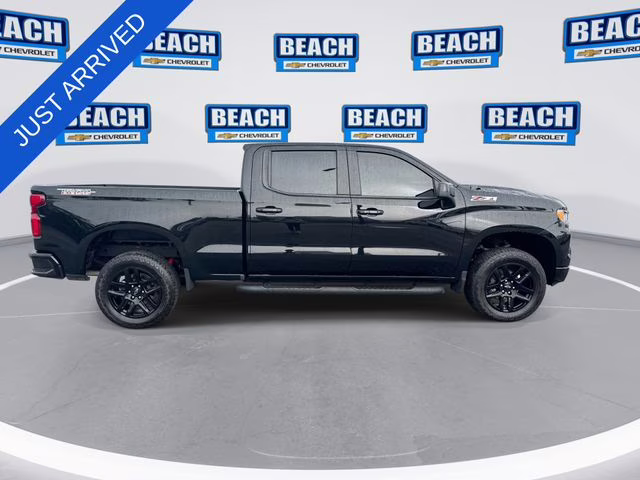 2025 Black Chevrolet Silverado 1500 LT Trail Boss 4X4 Truck
