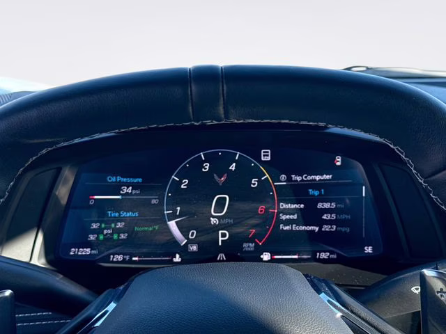 2021 Arctic White Chevrolet Corvette Stingray RWD Coupe