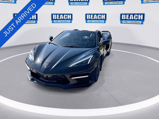 2023 Black Chevrolet Corvette Stingray RWD Convertible