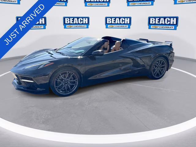 2023 Black Chevrolet Corvette Stingray RWD Convertible