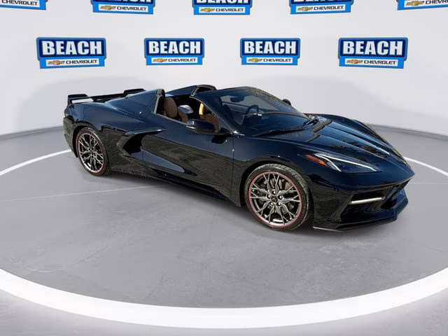 2023 Black Chevrolet Corvette Stingray RWD Convertible
