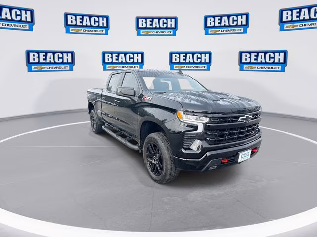 2025 Black Chevrolet Silverado 1500 LT Trail Boss 4X4 Truck