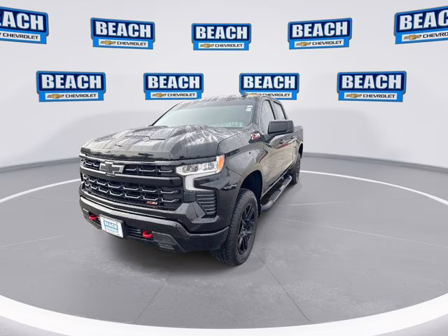 2025 Black Chevrolet Silverado 1500 LT Trail Boss 4X4 Truck